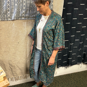 Long Silk Kimono Jacket | 100% Silk Multiple Styles One Size