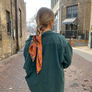 Mystery Silk Bandana 3 Pack | Upcycled Scarf Neck Tie | Square